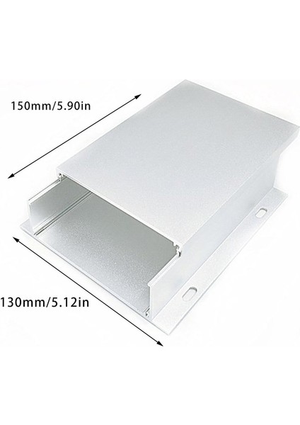 Kapak Projesi Elektronik Alet Kutusu Muhafaza Kutusu Alüminyum Dıy Muhafaza Alet Çantası 130*40-150MM Gümüş (Yurt Dışından) modelleri