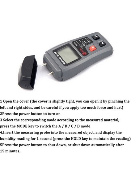 Yeni Dijital Nem Ölçer Pin Tipi Nem Ölçer Ahşap Nem Test Cihazı Higrometre Nemli Büyük LCD Ekran (Yurt Dışından) fırsatları