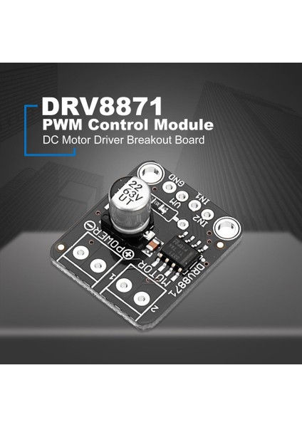 DRV8871 H-Bridge Dc Motor Sürücüsü Kesme Kartı Pwm Kontrol Modülü 3.6A (Yurt Dışından) fiyatları