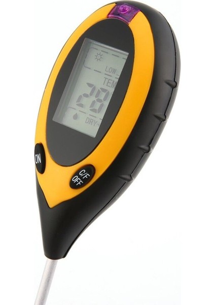 Toprak Test Cihazı LCD Ekran 4 In 1 Ph Ölçer Sıcaklık Nem Nem Güneş Işığı Test Cihazı Tarım Bitkileri Çiçekler Için (Yurt Dışından) fırsatları