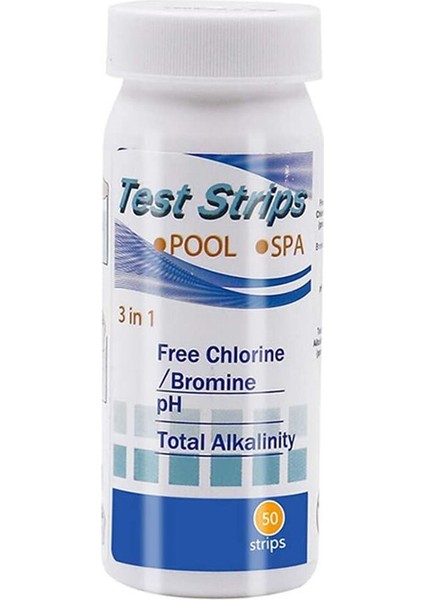50 Adet 3-In-1 Yüzme Havuzu Test Kağıdı Artık Klor Ph Vph Test Şeritleri Su Klor Asitliği Alkalinite Turnusol Test Cihazı Kağıdı (Yurt Dışından) modelleri