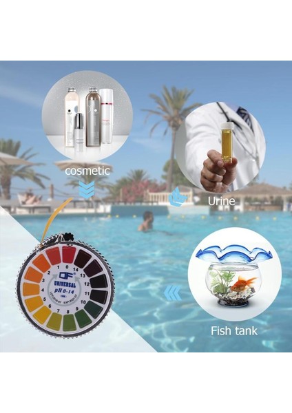 M 1-14 Ph Alkali Asit Göstergesi Ölçer Test Cihazı Kağıt Rulo Şerit Su Idrar Tükürük Toprak Turnusol Kağıdı Ölçme Araçları (Yurt Dışından) fırsatları