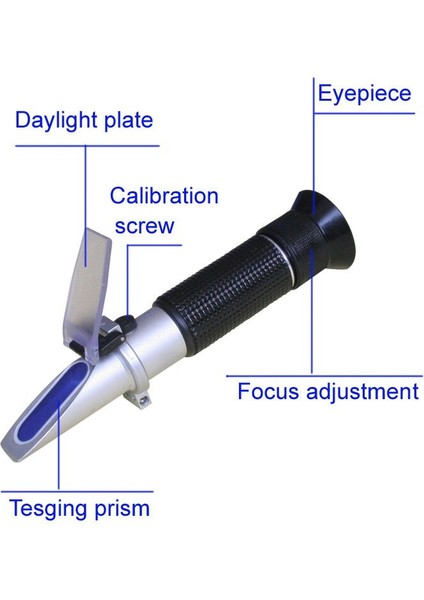 El Pet Klinik Refraktometre Köpekler ve Kediler Veterinerler 2-14G/DL Refraktometre ZGRC-300ATC (Yurt Dışından) fiyatları