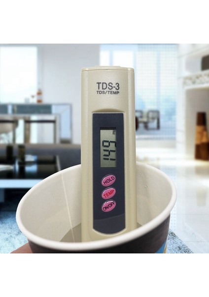 Dijital Tds Metre Su Kalitesi Saflık Test Cihazı Taşınabilir Kalem Taşınabilir Filtre Ölçüm Testi Aracı (Yurt Dışından)