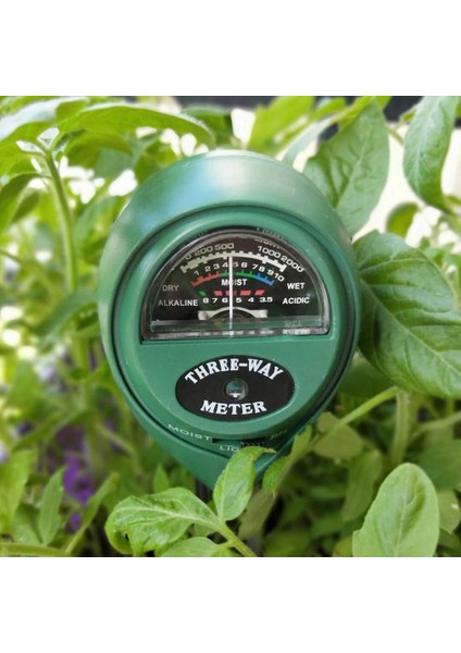 Açık Higrometre Toprak Ph Test Cihazı Nem Işık Ölçer 3 In 1 Ph Analizörü Pointer Toprak Sensörü Bahçe Toprağı Için (Yurt Dışından)