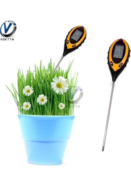 3/4/5 In 1 Çok Fonksiyonlu Toprak Ph Test Cihazı Dijital Ph Ölçer Sıcaklık Nem Güneş Işığı Yoğunluğu Ölçümü Bahçe Bitkileri Için (Yurt Dışından) fırsatları