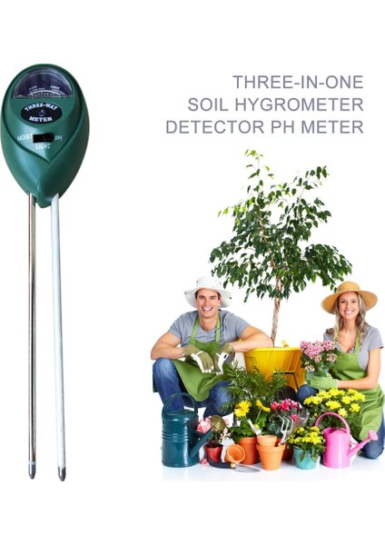 3in1 Çok Fonksiyonlu Higrometre Toprak Ölçer Nem Işık Ölçer Ph Analizörü Pointer Bahçe Çiçek Toprak Satışı (Yurt Dışından) fiyatları