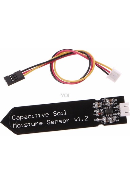 Toprak Nem Sensörü Analog Kapasitif Toprak Nem Sensörü V1.2 Korozyona Dirençli Higrometre Ölçü Aletleri Arduino Için (Yurt Dışından) fırsatları