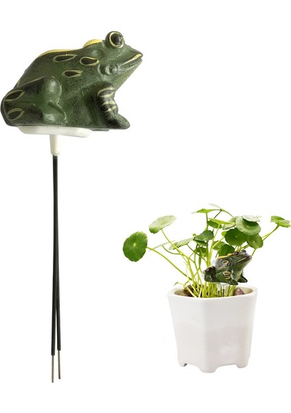 Reçine Kurbağa Toprak Nem Ölçer Nem Test Cihazı Sensörü Kapalı Bonsai Çiftliği Sulama Hatırlatma Bahçe Higrometre (Yurt Dışından)