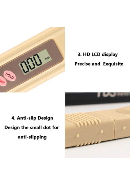 Taşınabilir Dijital LCD Tds Metre Metr Saflık Filtresi Tds Test Cihazı Su Kalitesi Test Kalemi 0-9990 Ppm Sıcaklık Su Test Cihazı Doğru (Yurt Dışından) fırsatları