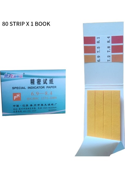 80 Adet/paket Ph Metre Gösterge Kağıdı Ph Değeri 1-14 Turnusol Test Kağıdı Ph Test Cihazı Su Akvaryumu Idrar Kirlenme Kiti (Yurt Dışından) fiyatları
