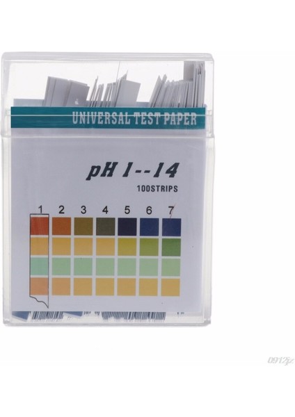 100 Şerit Ph Ölçer Gösterge Kağıdı Ph Değeri 1-14 Turnusol Test Kağıdı Test Cihazı Idrar Sağlık Kağıdı Su Kirleme Kiti (Yurt Dışından)