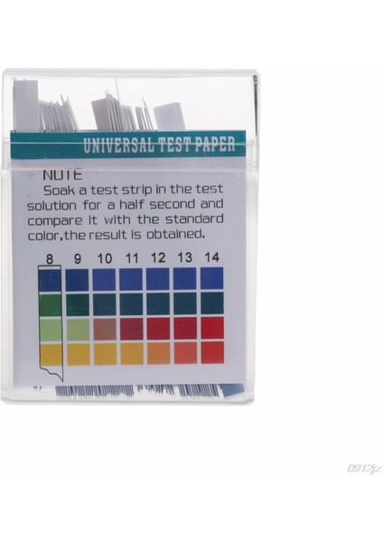 100 Şerit Ph Ölçer Gösterge Kağıdı Ph Değeri 1-14 Turnusol Test Kağıdı Test Cihazı Idrar Sağlık Kağıdı Su Kirleme Kiti (Yurt Dışından) fırsatları