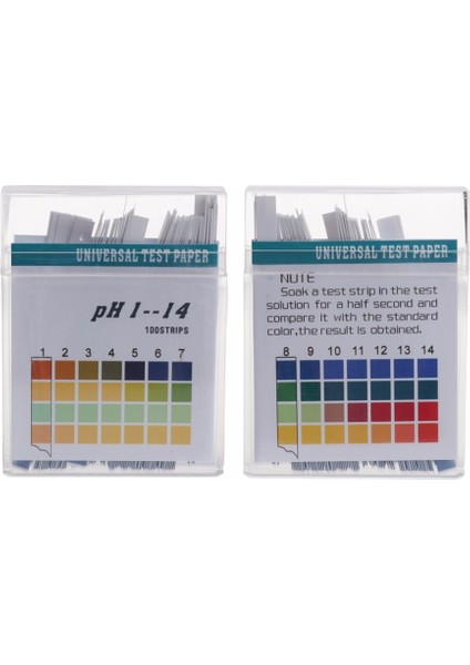 100 Şerit 1-14 Ph Alkali Asit Göstergesi Kağıt Su Tükürük Turnusol Test Kiti (Yurt Dışından) modelleri