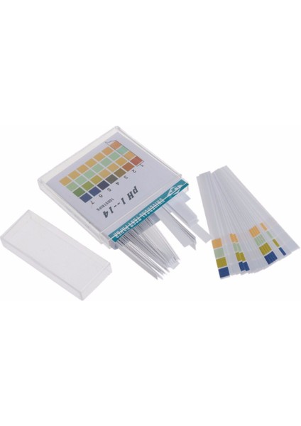 100 Şerit 1-14 Ph Alkali Asit Göstergesi Kağıt Su Tükürük Turnusol Test Kiti (Yurt Dışından) fırsatları