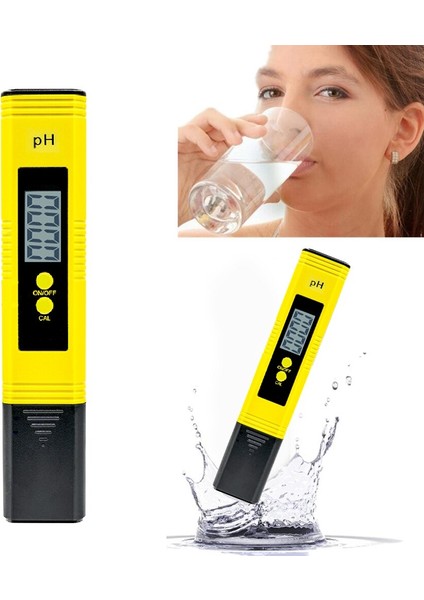Dijital LCD Ph Ölçer Kalem Tds Test Cihazı Kalem Doğruluğu 0.01 Su Saflığı Filtresi Hidroponik Su Gıda Akvaryum Havuzu Topraksız (Yurt Dışından)