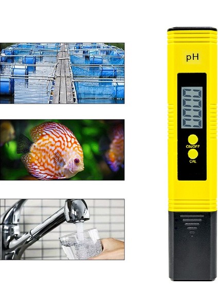 Dijital LCD Ph Ölçer Kalem Tds Test Cihazı Kalem Doğruluğu 0.01 Su Saflığı Filtresi Hidroponik Su Gıda Akvaryum Havuzu Topraksız (Yurt Dışından)