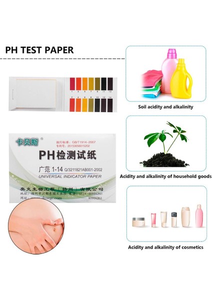 Ph Test Şeritleri 80 Şeritler Tam Ph Ölçer Ph Denetleyici 1-14ST Gösterge Turnusol Kağıdı Su Kirleme Kiti Ph Ölçer (Yurt Dışından) modelleri