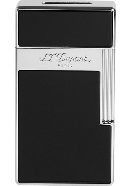 Big D Chrome Shiny Black Lacquer Puro Çakmağı 25001