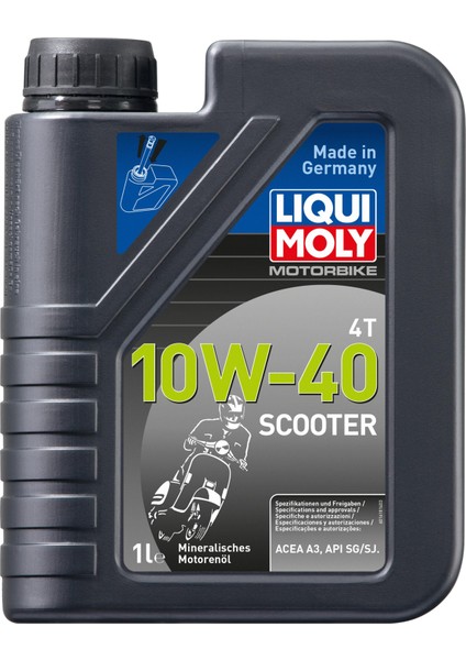 Liqui Moly 10W40 4t Basic Scooter Motosiklet Yağı