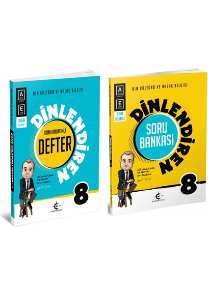 8.sınıf Dinlendiren Defter ve Soru Bankası Seti 2 Kitap