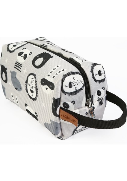 Kirli Temiz Islak Organizer Çantası Cartoon Bebek Çocuk Kıyafet Çamaşır Anne Makyaj Alezli Çanta