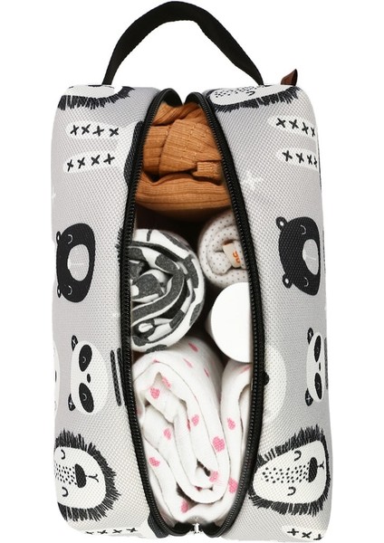 Kirli Temiz Islak Organizer Çantası Cartoon Bebek Çocuk Kıyafet Çamaşır Anne Makyaj Alezli Çanta fiyatları