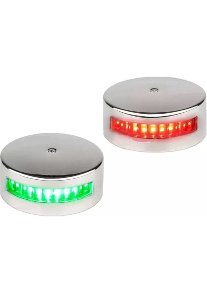 Burun Iskele Sancak Feneri Krom 12V LED Takım