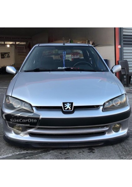 Peugeot 106 1991-2004 Uyumlu Üniversal Astra H Lip Esnek Ön Lip 2 Parça Tampon Altı Dil Karlık Ön Ek