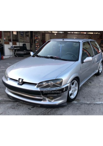 Peugeot 106 1991-2004 Uyumlu Üniversal Astra H Lip Esnek Ön Lip 2 Parça Tampon Altı Dil Karlık Ön Ek