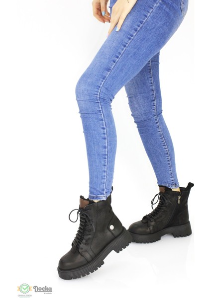 Kadın Spor Tarz Deri Kalın Taban Bot M24/Kb5045 modelleri