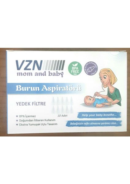 Burun Aspiratörü Yedek Filtre