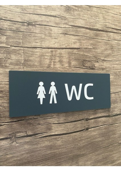 Soft Seri Pleksi Wc Kapı Isimliği