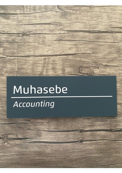 Soft Seri Pleksi Muhasebe Kapı Isimliği fiyatları