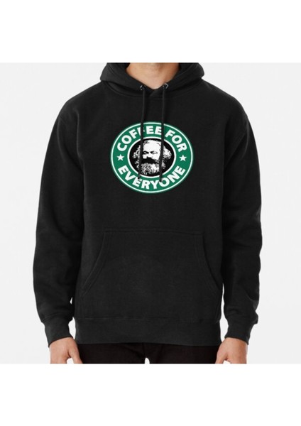 Karl Marx,socialist Coffee Baskılı Sweatshirt Hoodie