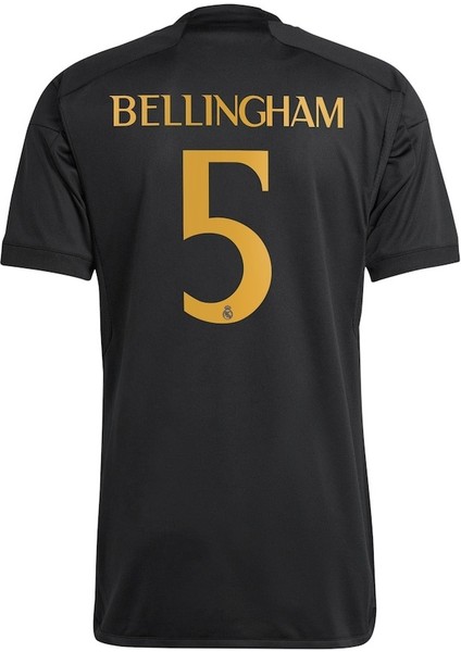 Real Madrid 2023/24 Yeni Sezon Jude Bellingham Siyah Alternatif Forması (Third Shirt)