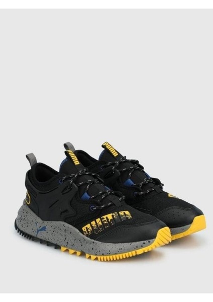 Erkek Günlük Spor Yürüyüş Ayakkabısı Pacer Future Trail Black- Black 38288407
