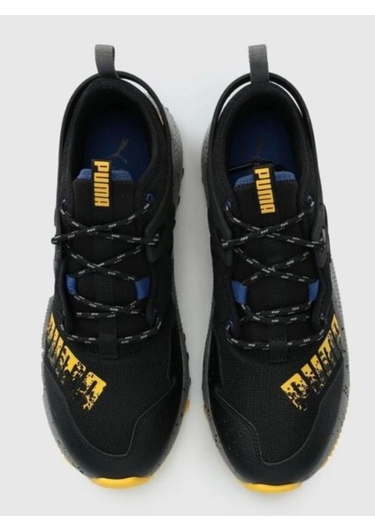 Erkek Günlük Spor Yürüyüş Ayakkabısı Pacer Future Trail Black- Black 38288407