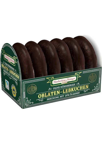 Haeberlein Metzger Feine Nürnberger Oblaten Lebkuchen 200 gr