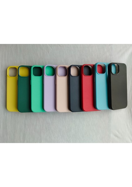 iPhone 13 ile Uyumlu Magsafe Deri Kılıf