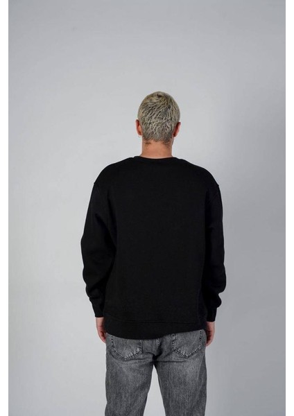 Siyah Basic Oversize Sweatshirt fiyatları
