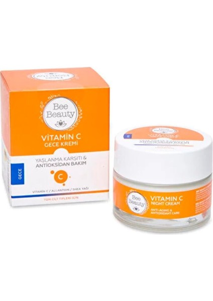Vitamin C Yaşlanma Karşıtı Gece Kremi 50 ml fiyatları