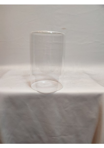 . Avize Camı, Silindir, Tam Şeffaf ,Düz Renkte.( E27) Çapı 10 cm h:15 cm.Normal ampule göre.