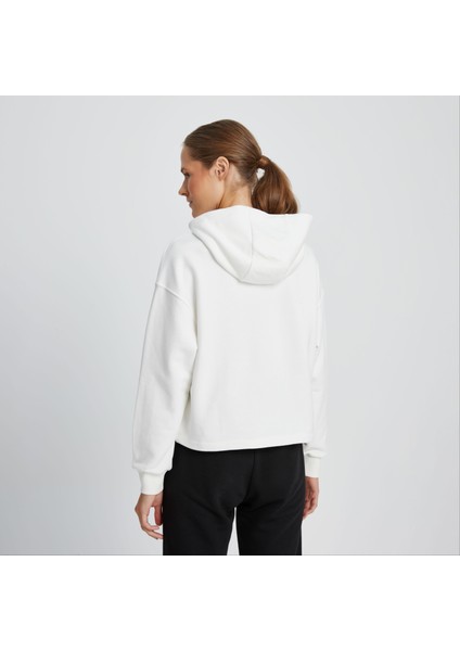 Kadın Sweatshirt Kapüşonlu Ekru modelleri