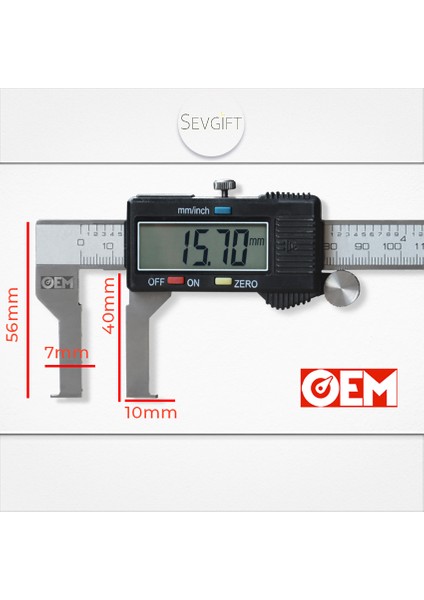 Ic 150 Dijital Iç Çap Kumpası 0.01MM Hassasiyetli