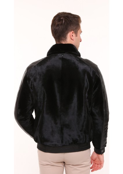 Felix Vizon Yakalı Deri Erkek Ceket indirimleri