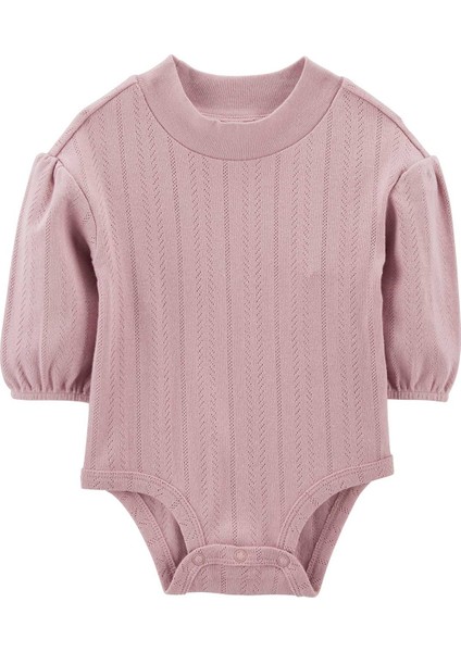 Kız Bebek Body Mor