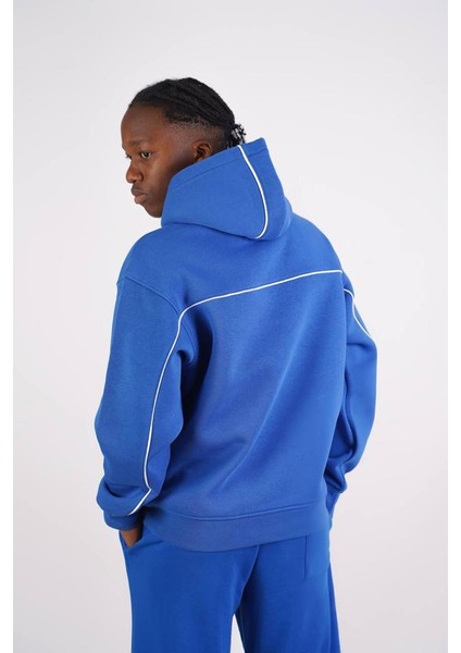 Sax Mavisi Oversize Kapşonlu Sweatshirt fırsatları