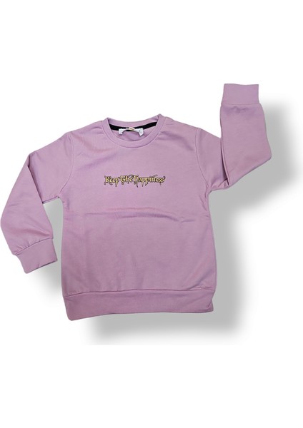 Alg Happines Arka Baskılı 2 Ip Şardonlu Sweat 3/7