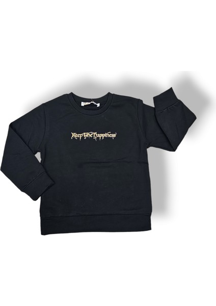 Alg Happines Arka Baskılı 2 Ip Şardonlu Sweat 3/7